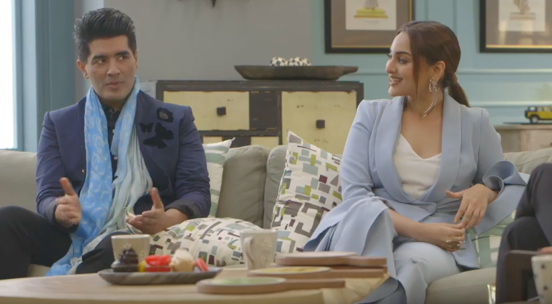17 Hilariously Candid Moments From Sonakshi Sinha And Manish Malhotra's  Episode Of \