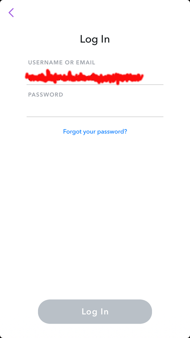 4. This is where it gets a tiny bit complicated! So click log in, write in your username and THEN click "forgot your password?"