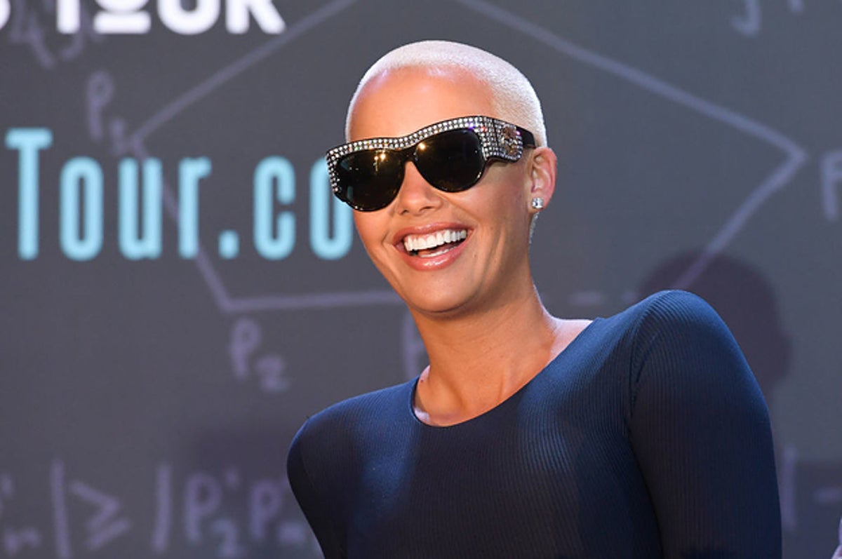 Amber Rose's 4-Year-Old Son Now Has Platinum Hair And She Has A Message For  The Haters