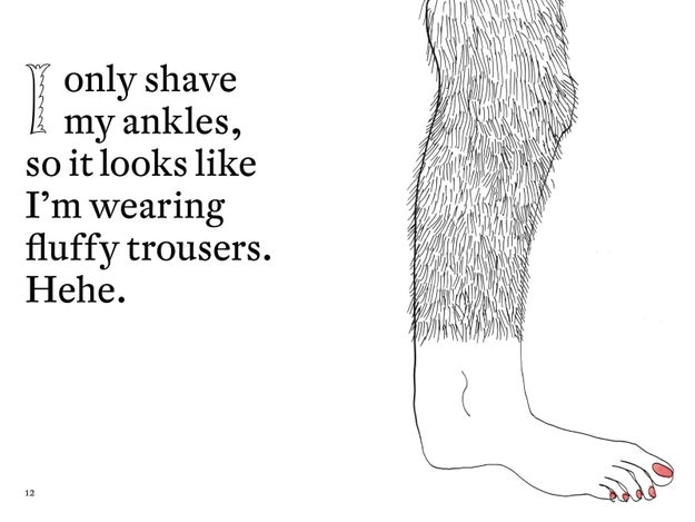 ...to leg hair.
