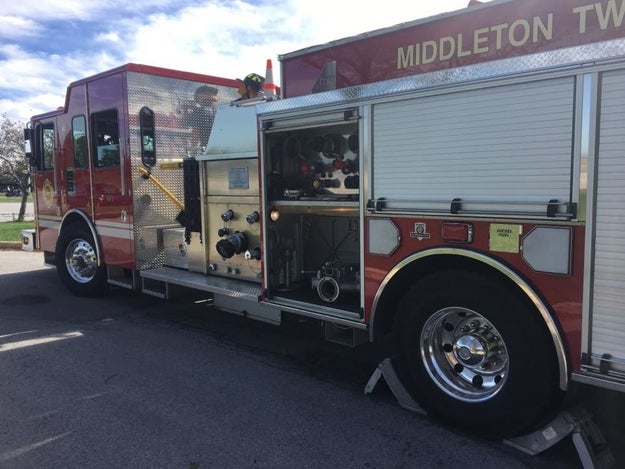 The Middleton Township Fire Department, where Kelsey's father and his wife are volunteer firefighters, also placed the two on leave after the incident.