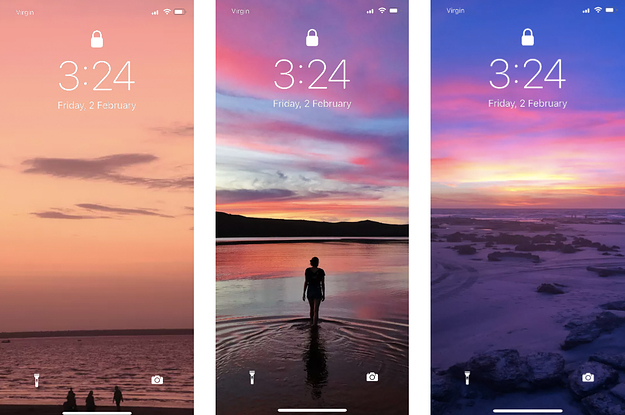 Sunset Background Iphone X