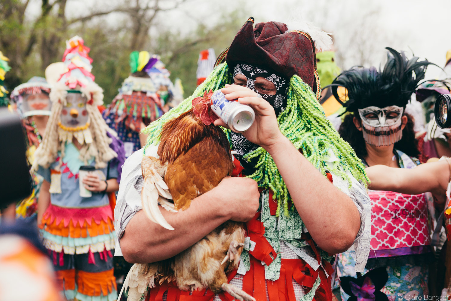 18 Wild And Surreal Pictures From Cajun Mardi Gras 9029