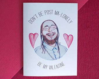 This card by MandyIllustrates will make your Valentine feel like a rockstar.