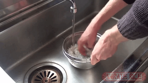 This is less important for long grain varieties, but important none the less. It removes the excess starch stuck to the outside of the rice that makes it gluey and prevents it from sticking together. You can do this by either rinsing it in a strainer or by placing it in a bowl of water and using your hands to wash it. A quick rinsing should be fine, but if you want a full rundown of the classic washing procedure check out this step-by-step.