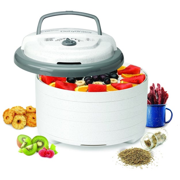 A dehydrator so you can finally make your own dried fruit and beef jerky and stop paying so much for your snacks.