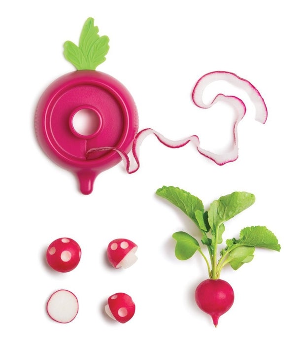 A radish cutter that will really one-up your salad game. See? Eating healthy can be fun-gi.