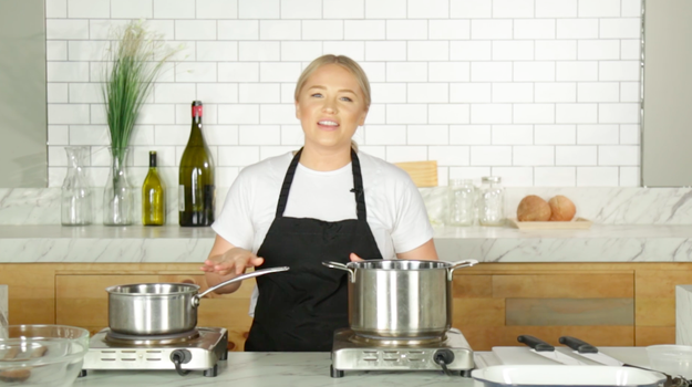 This is Alix, a producer at Tasty. She loves cooking and she loves history, so she was totally up to whipping up a recipe from the 1910s.