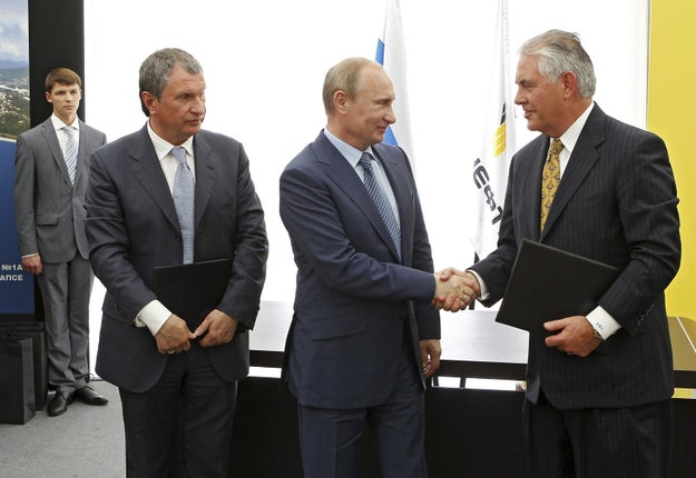 But at least Americans don't have to worry about Secretary of State Rex Tillerson resigning like Zijlstra anytime soon: definitely met with Putin in 2012 and there are pictures to prove it.