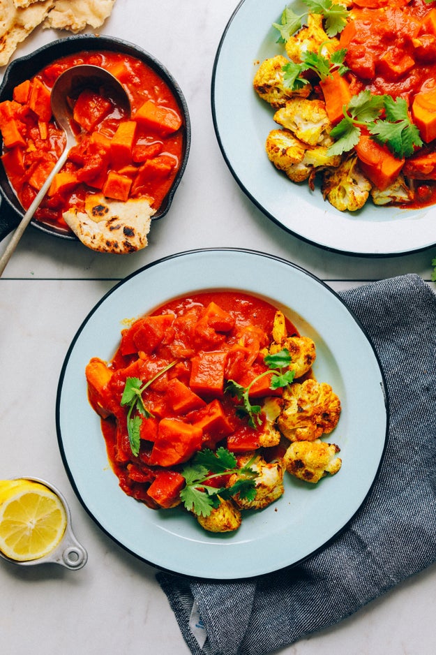 Sweet Potato Cauliflower Curry