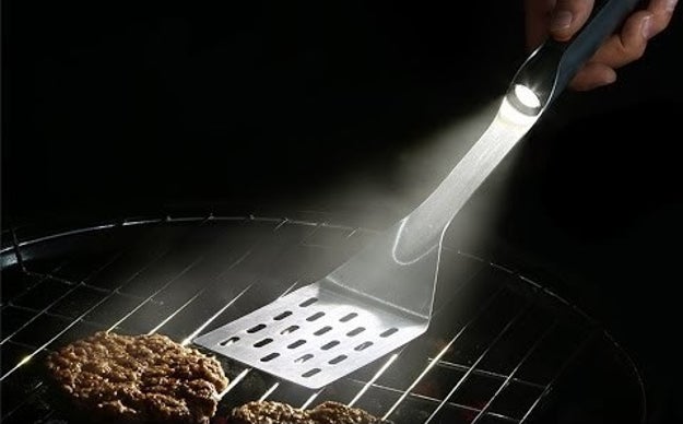 A spatula with a light in the handle so you can grill in the cover of darkness (so no one can ask for a bite of your food).