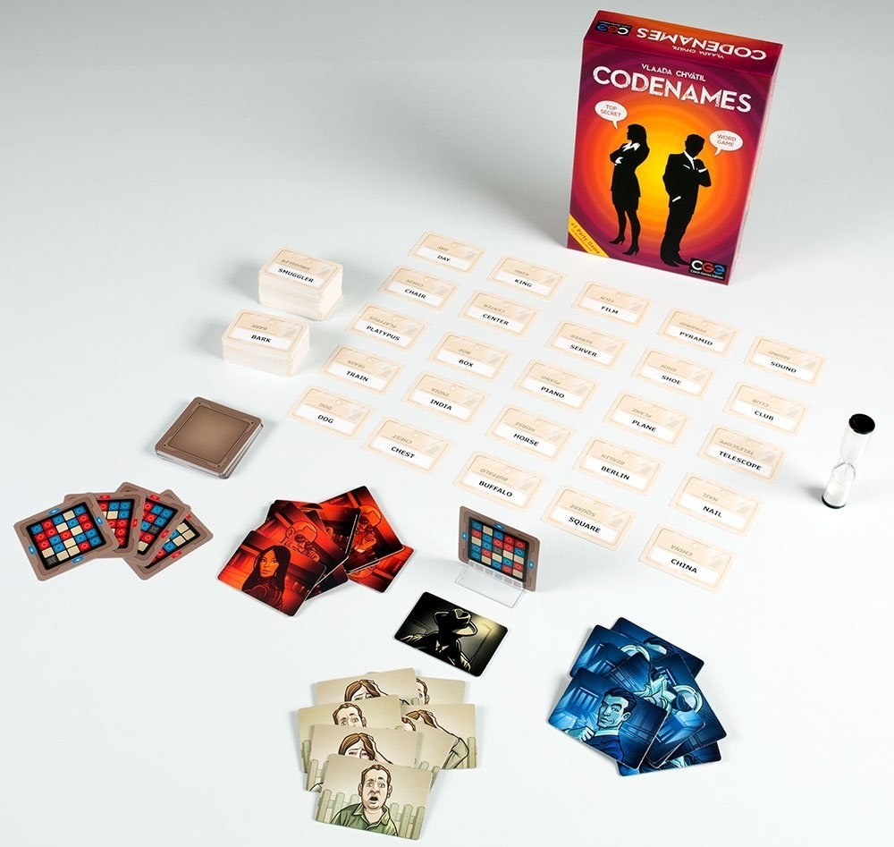 The Codenames cards