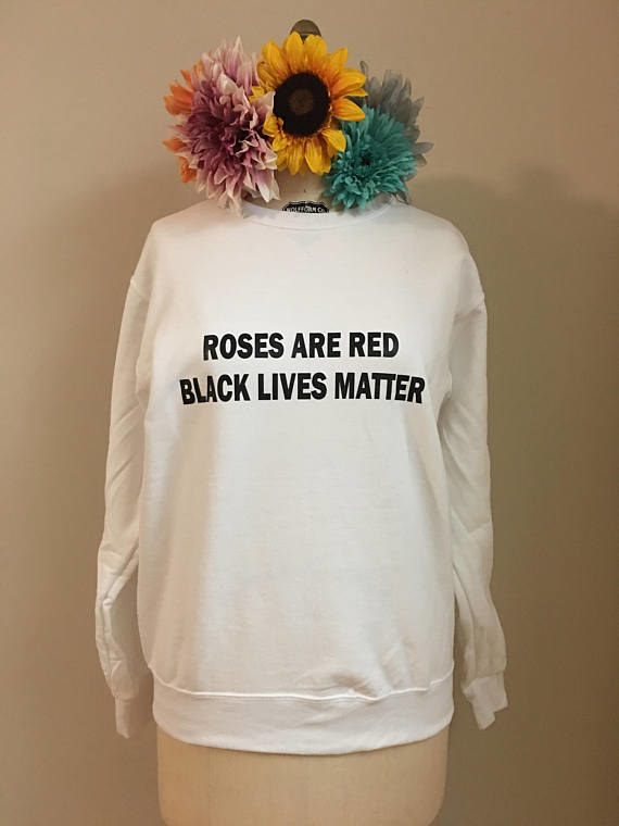 People started asking Mieko to sell t-shirts featuring the viral poems, so she eventually pitched a collab to Olatiwa after spotting the designer's sweatshirts online. "I thought they were really cool, so I researched her," the writer said. "I was excited to partner with another black femme, especially someone who had a good sense of style and ethics."