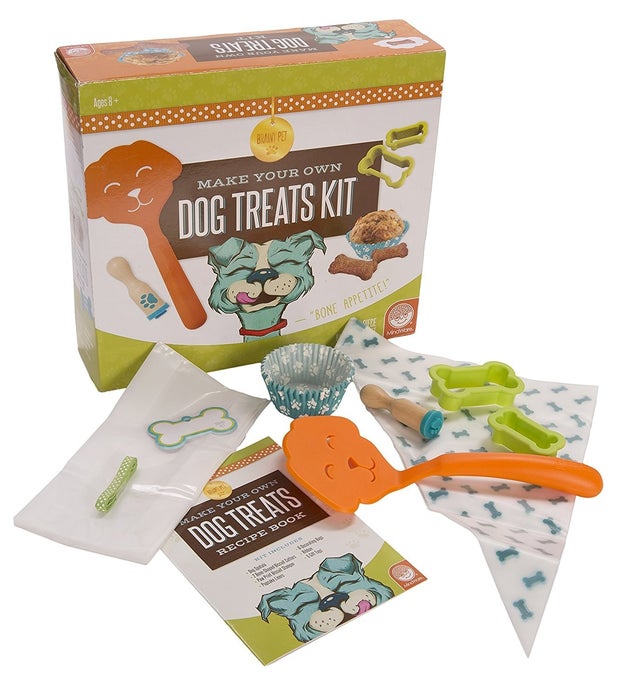 A dog treat kit packed full with tips and tools so you can finally bake for your best friend.