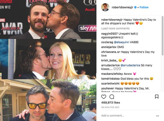 Robert Downey Jr Just Won Valentines Day With His Instagram Post
