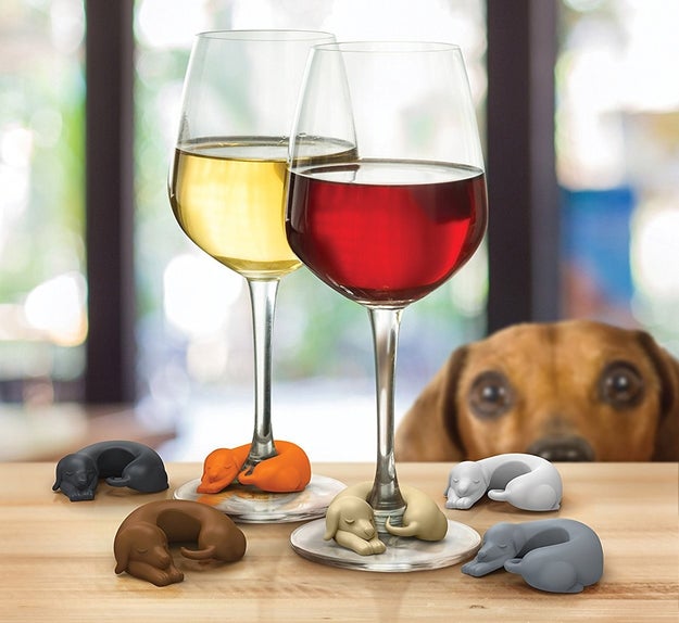 A pack of six silicone drink markers, because someone always mistakes their glass for someone else's.