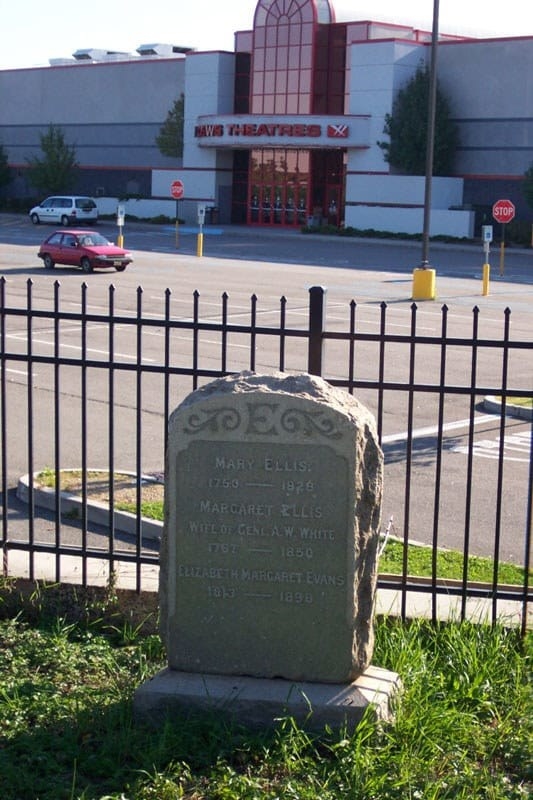 If you're from New Brunswick, New Jersey, you've probably heard of Mary Ellis' gravestone that's in the middle of a movie theater parking lot.