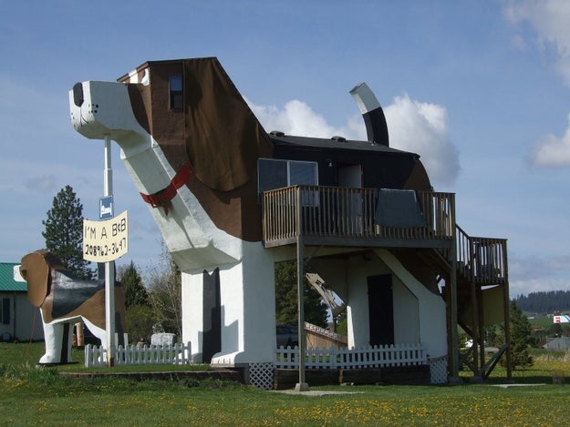 If you're from Cottonwood, Idaho, you're probably familiar with the Dog Bark Park Inn, the world's biggest beagle that also happens to be a bed and breakfast.