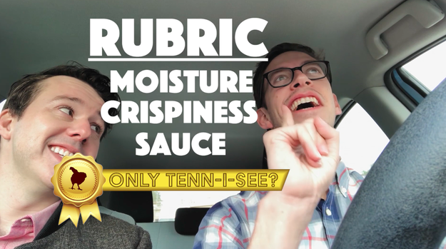 It was time for their big taste test, and the chicken would be rated based on its moisture, crispiness, and also by its sauce.