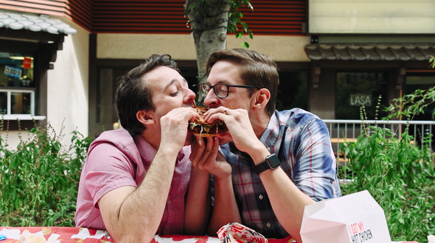 After getting over the initial tongue burn, they tried the next level of spice in a chicken sandwich, and they thought it was incredible.