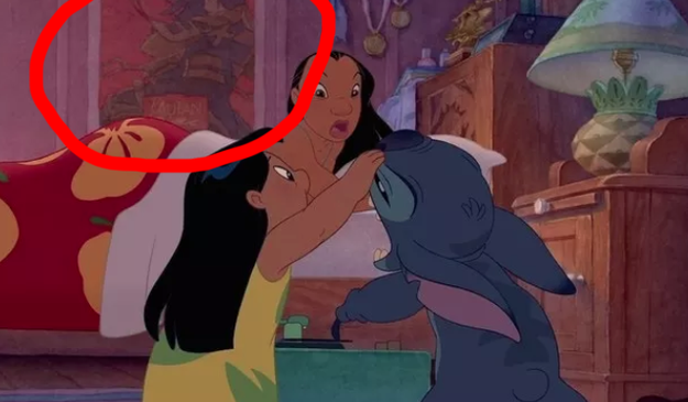 In Lilo & Stitch, a poster of Mulan is visible in Nani's room.