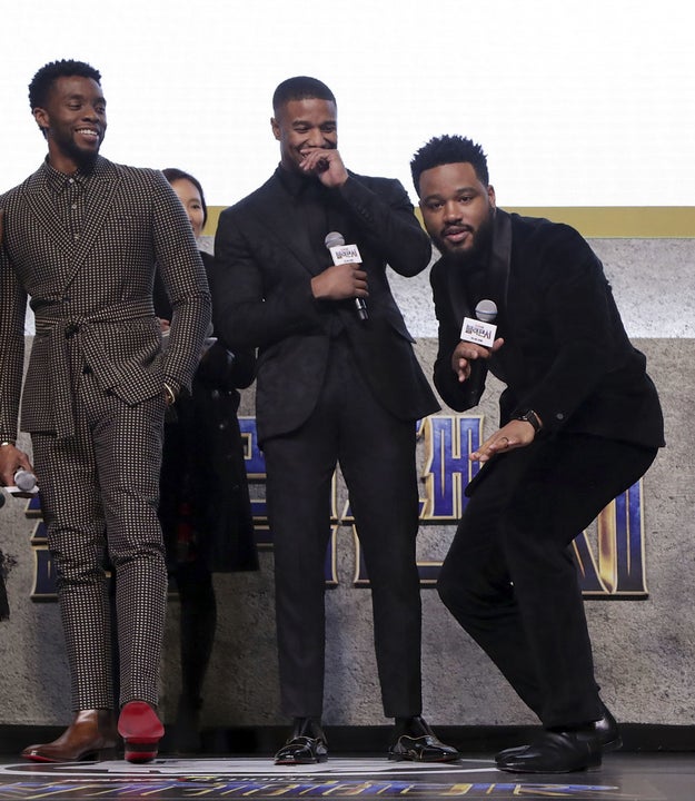 Although Black Panther was directed by a man, written by men, and stars a male lead character...