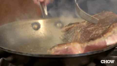 According to McGee: Turns out searing a steak won't actually "seal in the juices" — a misconception that chefs still believe today. Searing will give you a delicious flavor (thanks, Maillard reaction!), but it won't keep it juicy. The best way to make sure your steak stays moist is to not cook it over 140°F. You can check out his full explanation here.