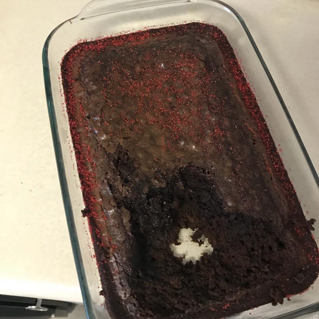 This mom who left the brownies unattended.