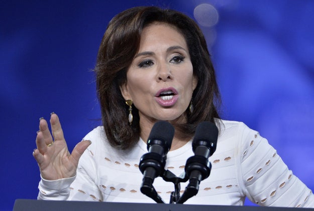 This is Fox News host Judge Jeanine Pirro. She's the host of a show called...Justice with Judge Jeanine.