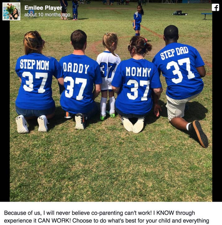 "Because of us, I will never believe co-parenting can't work! I KNOW through experience it CAN WORK! Choose to do what's best for your child and everything will just fall into place."