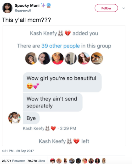 This guy, who DMed 39 girls at once by accident: