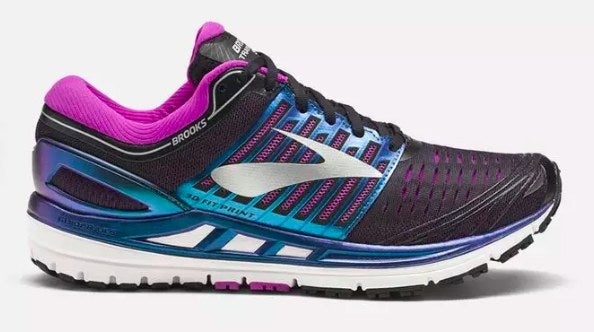 Strong yet lightweight, Brooks running shoes offer the most advanced support system. Updated Guide Rails provide the most dynamic, holistic support by guiding your feet, reducing heel and shin rotation, and keeping excess knee motion in check. Acting as a stable platform, IDEAL Pressure Zones evenly disperse impact away from your body, minimizing stress on joints to give you smoother, float-like transitions.