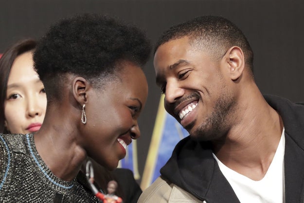 Fans have also been shipping the heck out of co-stars Michael B. Jordan and Lupito Nyong'o.