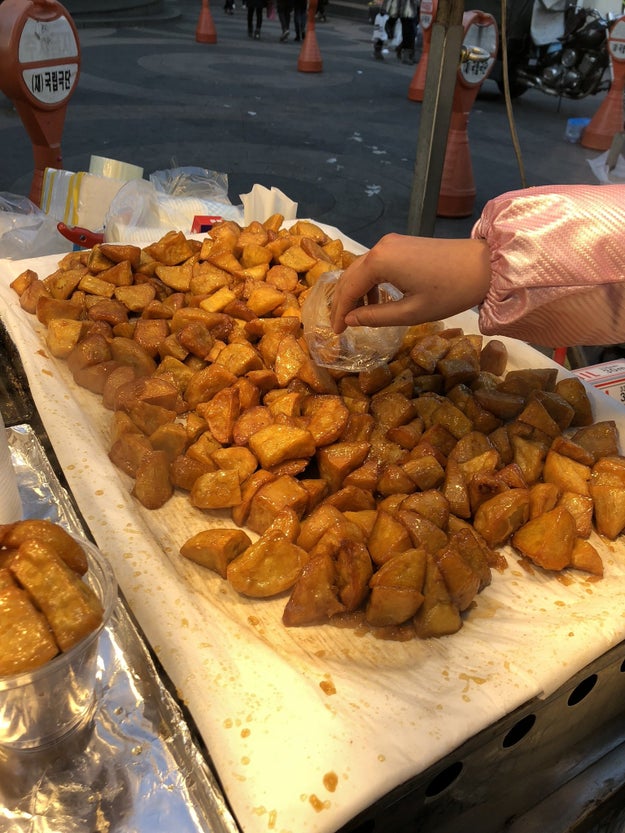 Fried sweet potatoes: $3 per cup