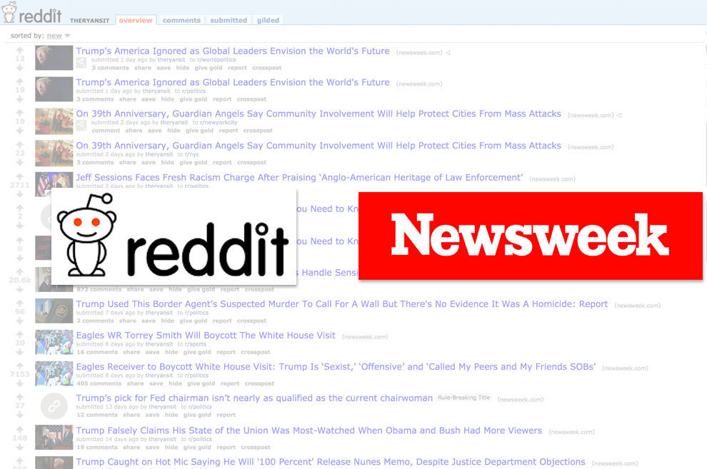 Newsweek Was Banned From A Major Reddit Community Due To Link Spamming