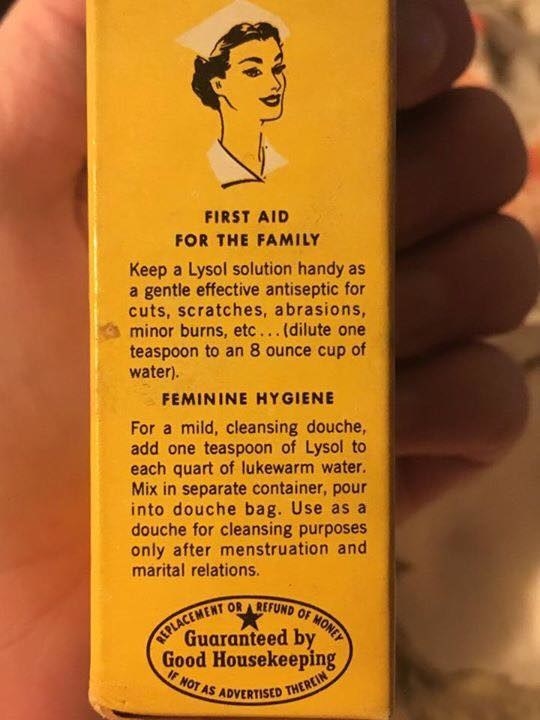 This vintage Lysol product that is wayyy too versatile.