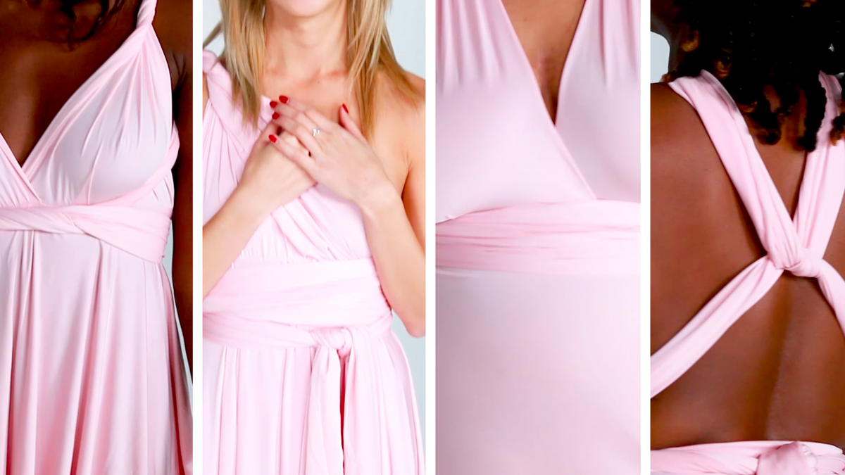 slim fit dress slacks Plus Size Infinity Dress Bridesmaid Multiway Convertible Dress Made in main image 1