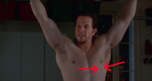 Mark Wahlberg has three nipples.