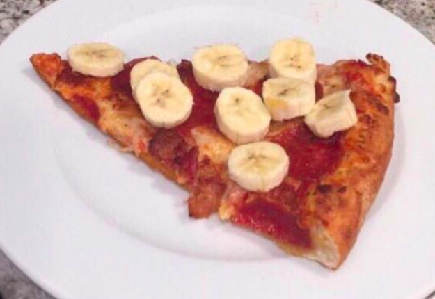 I for one am an advocate for pineapple on pizza. But this?This hurts my soul. AND MY EYES! COVER YOURS NOW!