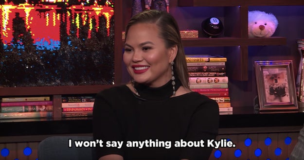 And when she was asked about Kylie, she of course refused to answer the question.