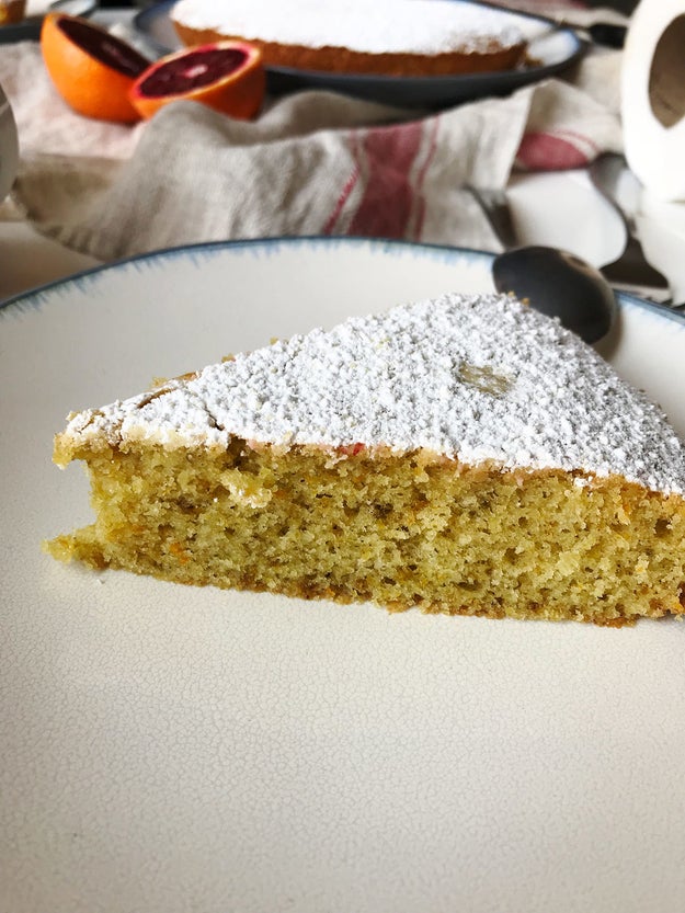 The result is the kind of cake you can't stop eating but also don't feel bad about devouring. It's not too sweet (but sweet enough), really flavorful, and satisfying.