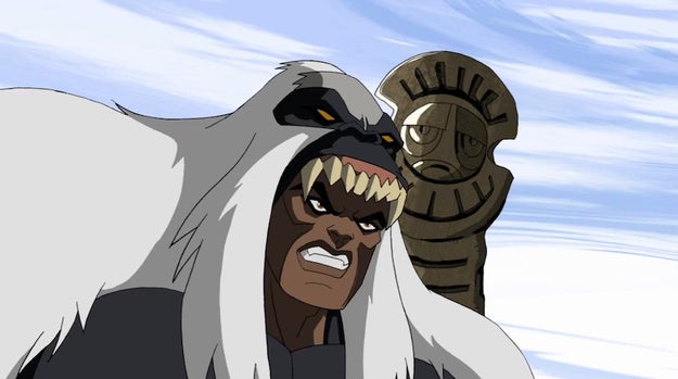 As well as M'Baku's costume and headdress: