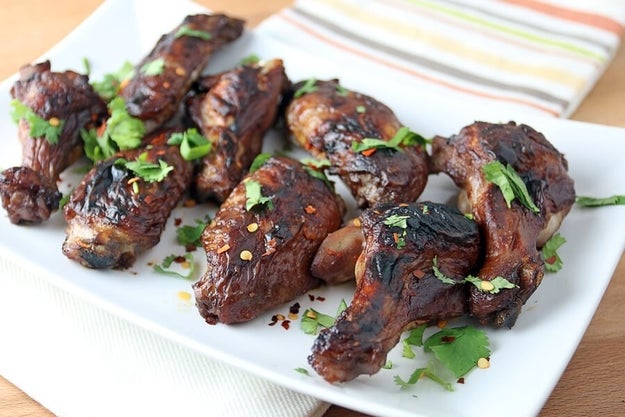 Blackberry Chipotle Chicken Wings