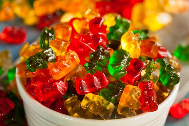 Carnauba wax is both used as a shiny glaze to finish off gummy snacks and as an ingredient in car polish. The only difference is that in the gummies the overall percentage of wax used amounts to 2%, whereas in car polishes it sits around 30%.