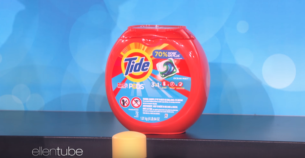 Next up were Tide Pods, which, contrary to popular social media belief, are used for laundry, not eating. Obviously wary of overshooting like last time, Bill first guessed $4. But after a little help from the audience, he decided to raise his guess to $10.