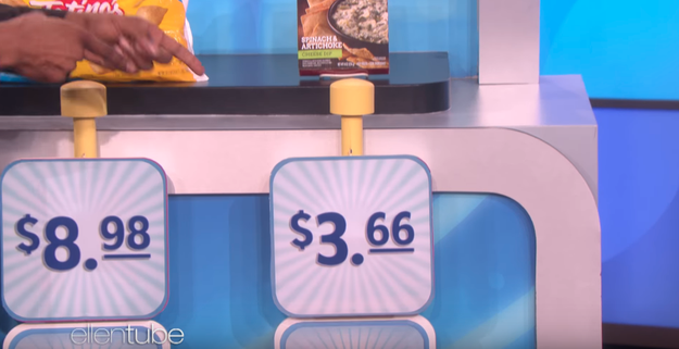 When Ellen told him he should maybe guess under $5, he decided to go with $4. And, shockingly, he was close enough to getting that one right, too.