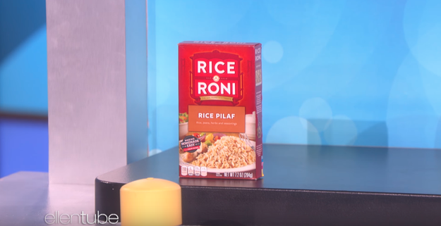 The first product was Rice-A-Roni, which Bill guessed would be $5. LOL.