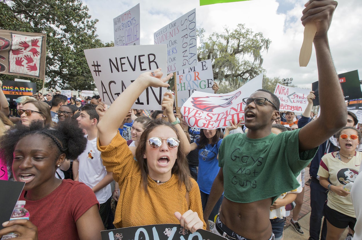 Florida School Shooting Survivors March To The State Capitol Demanding ...