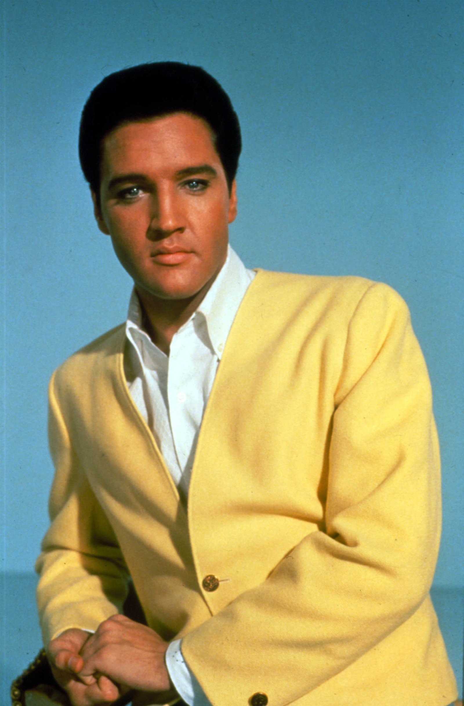 Closeup of Elvis Presley