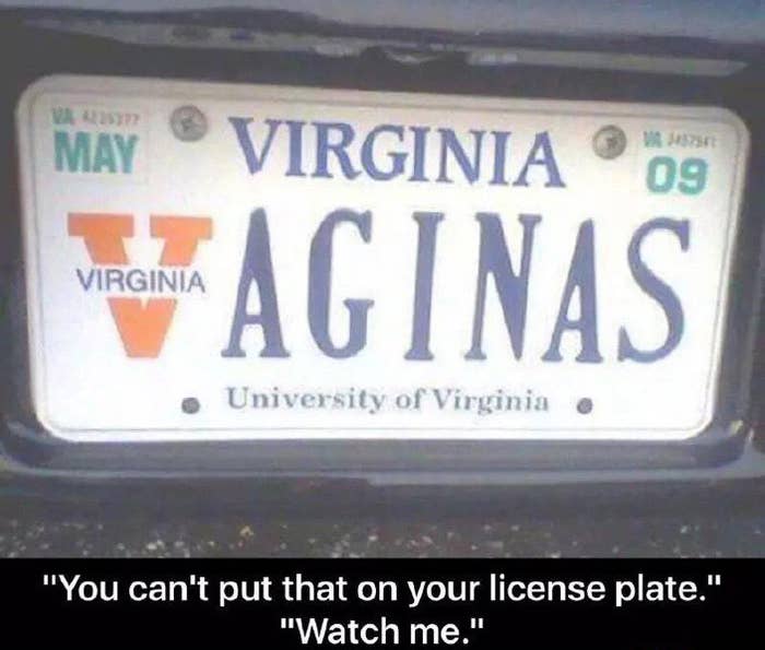 21 License Plates That Will Literally Make You Say Damn That S